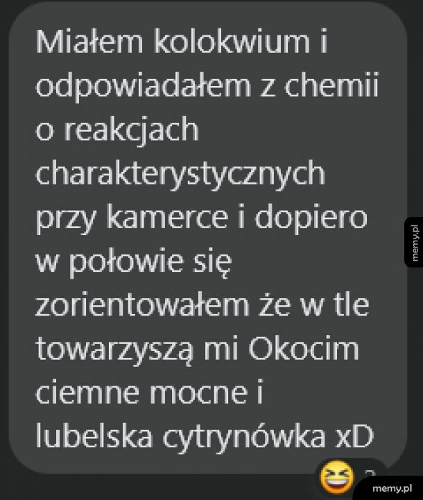 Od razu wiadomo, że student