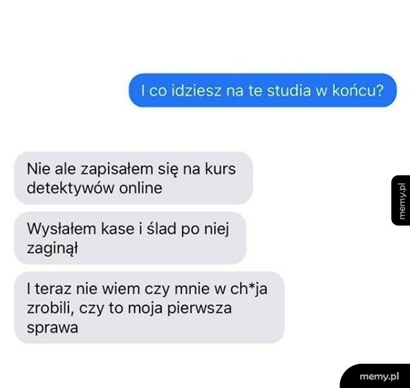 Kurs detektywistyczny online :D