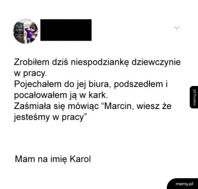 Niespodzianka dla obojga