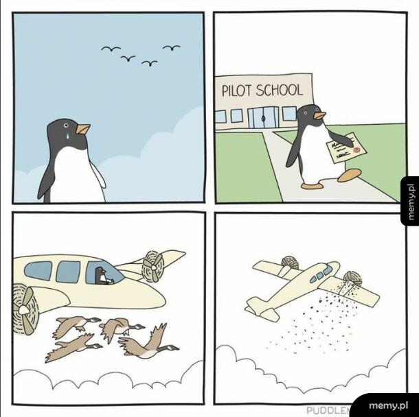 Krótki komiks o spełnianiu marzeń