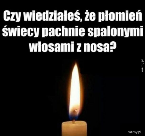 Płomień świecy