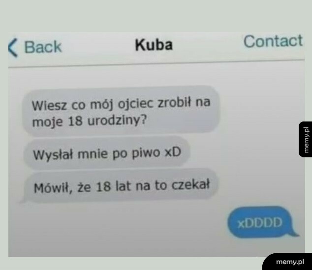 Prezent na osiemnaste urodziny