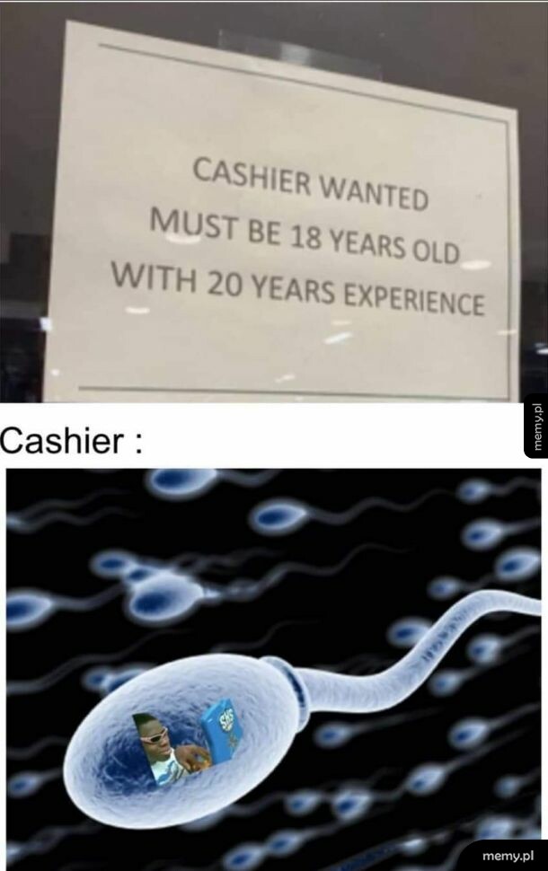 Cashier wanted