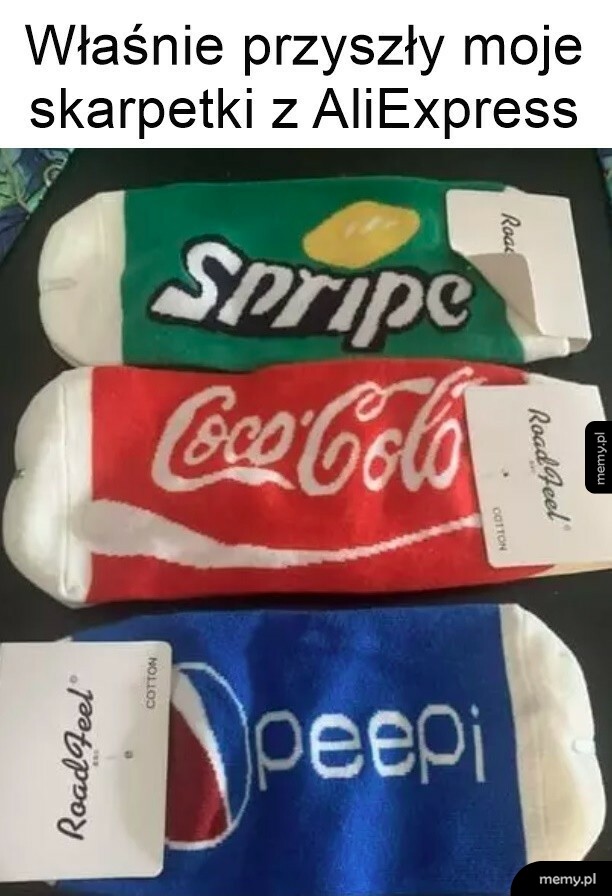 Skarpetki z AliExpress