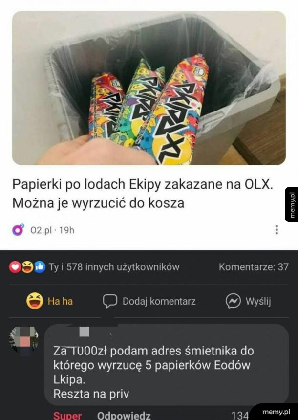 OLX z rigczem