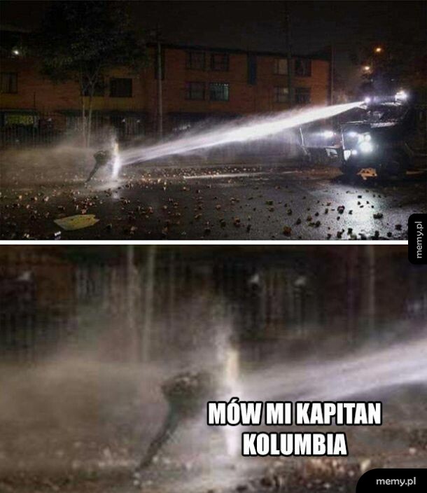 Kolumbijski demonstrant