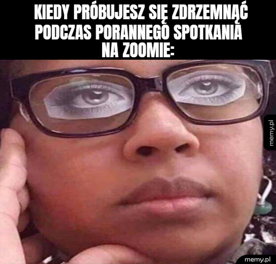 Poranne spotkanie na zoomie