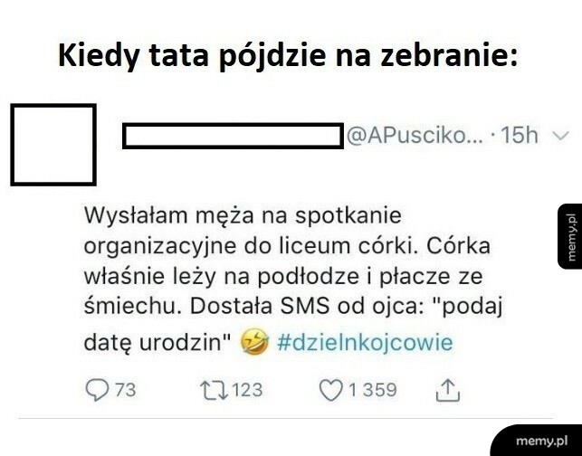 Ojciec na zebraniu