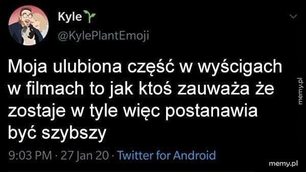 Ulubiona część w wyścigach w filmach