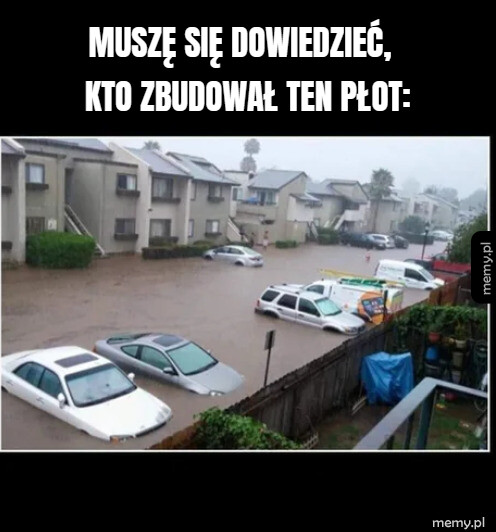 Płot przeciwpowodziowy