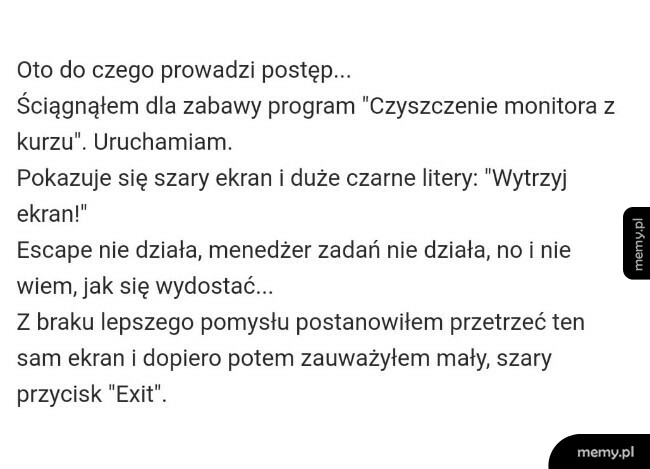 Program do czyszczenia monitora