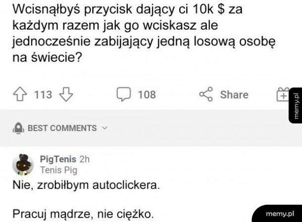 Trzeba zarabiać