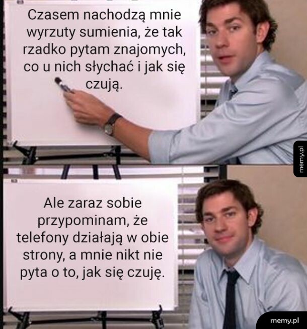 Niestety, to działa w obie strony...