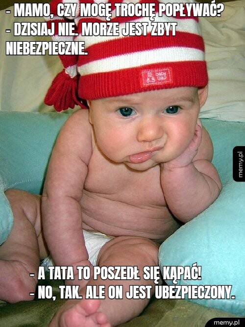 Bobas w morzu