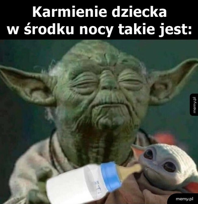 Karmienie dziecka w środku nocy