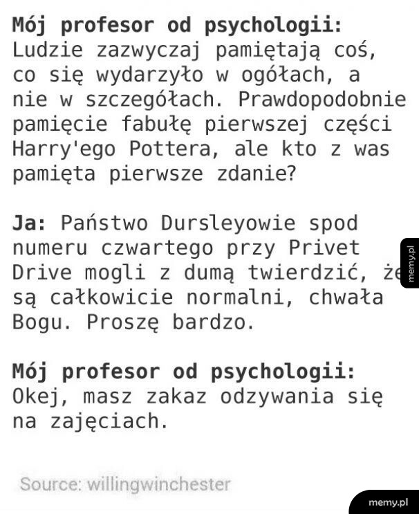 Zajęcia z psychologii