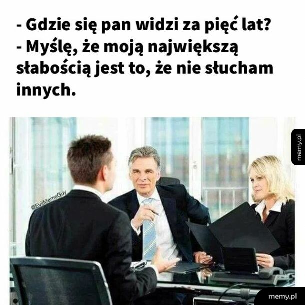 Chyba nie dostał tej roboty.