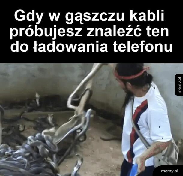 Gdzie ten cholerny kabel?!