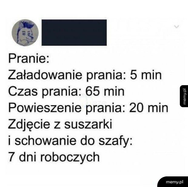 Robienie prania w kilku krokach