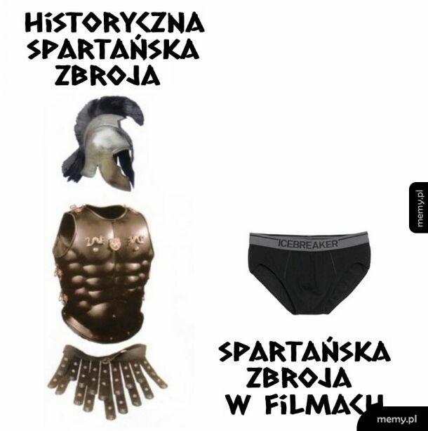 Przechodniu powiedz Sparcie, że to fejkowe gacie