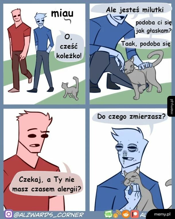 Kocham kitku i alergia mi w niczym nie przeszkodzi