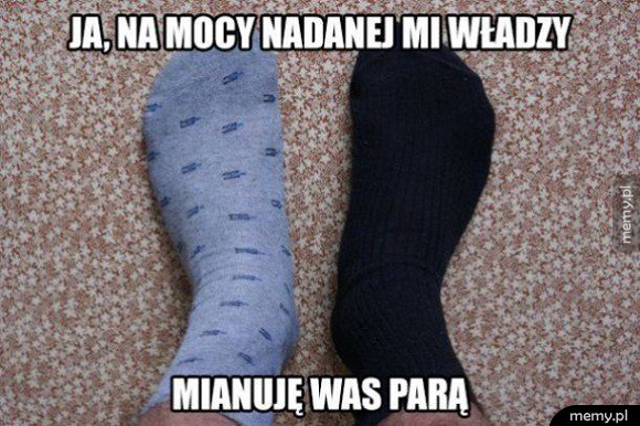 Mianuję was parą