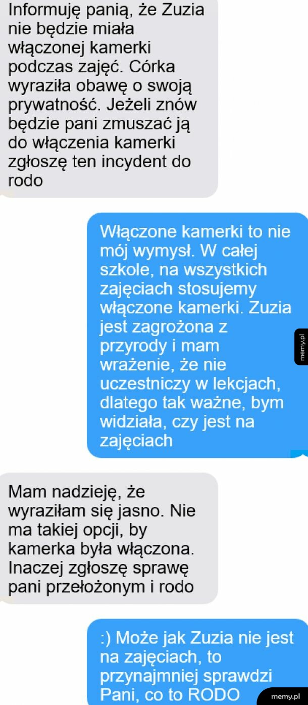 Madka straszy RODO