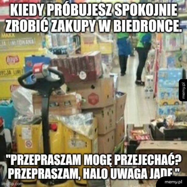 Zakupy w biedronce