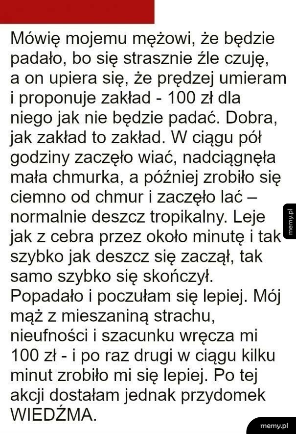 Zakład z mężem
