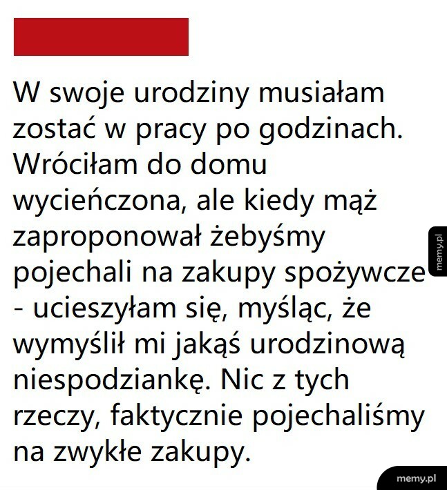 Urodzinowa niespodzianka