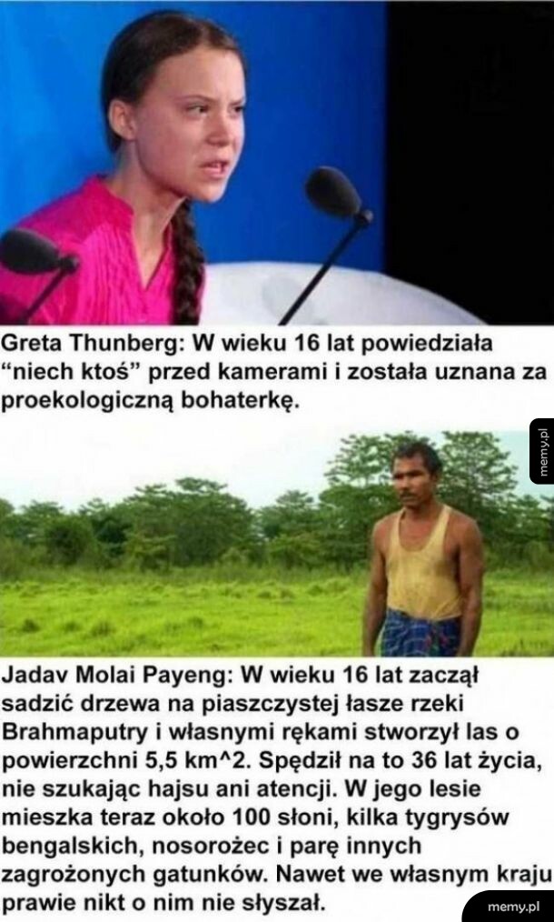 Pradziwy proekologiczny bohater