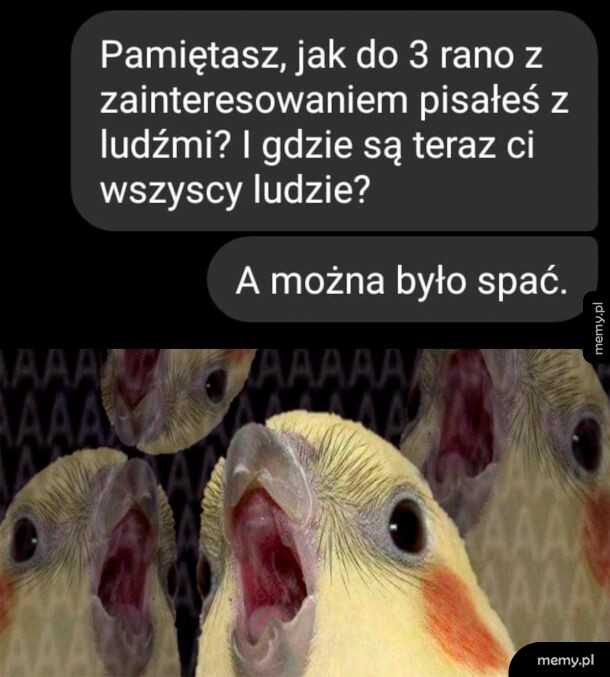 A można było spać