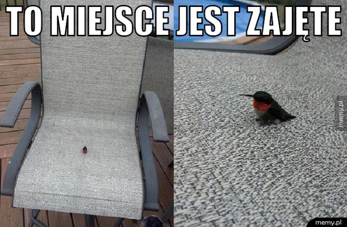 To miejsce jest zajęte.