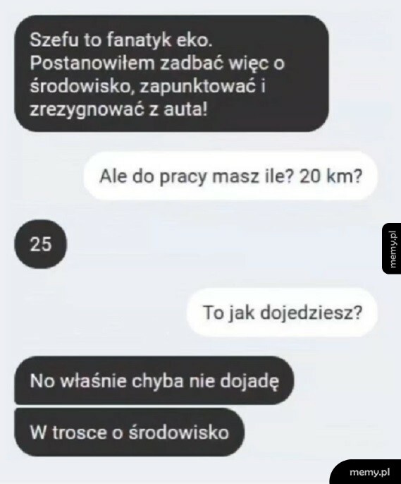 Próba zaimponowania szefowi