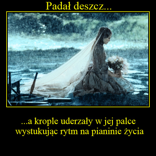 Padał deszcz