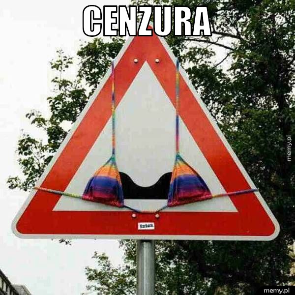 Cenzura wszędzie. 