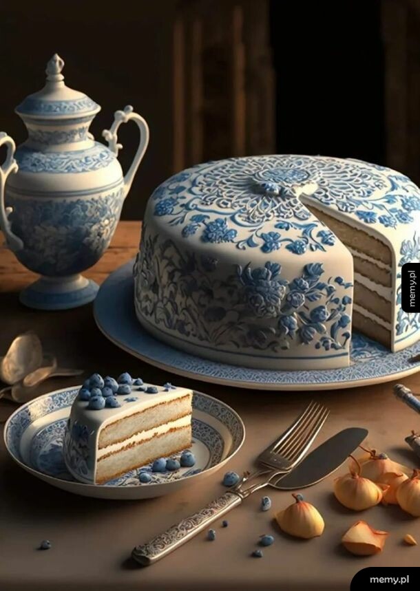 Tort jak z porcelany