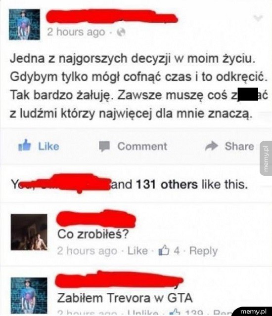 Jedna z najgorszych decyzji w życiu