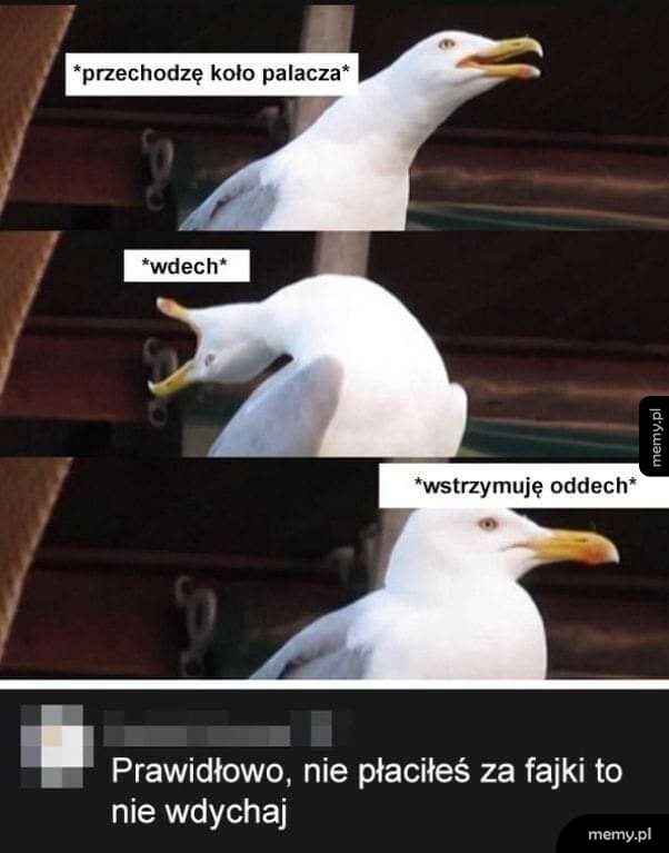 Przechodzenie obok palacza