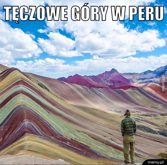Tęczowe góry
