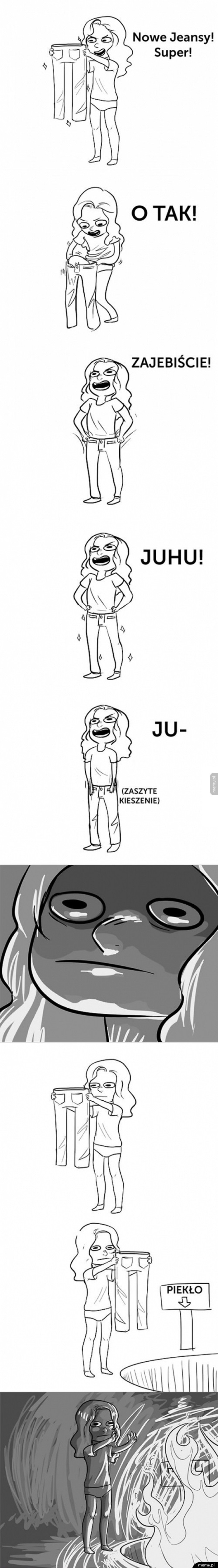 Nowe jeansy