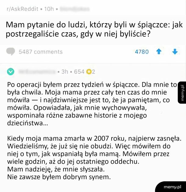 Postrzeganie czasu w śpiączce