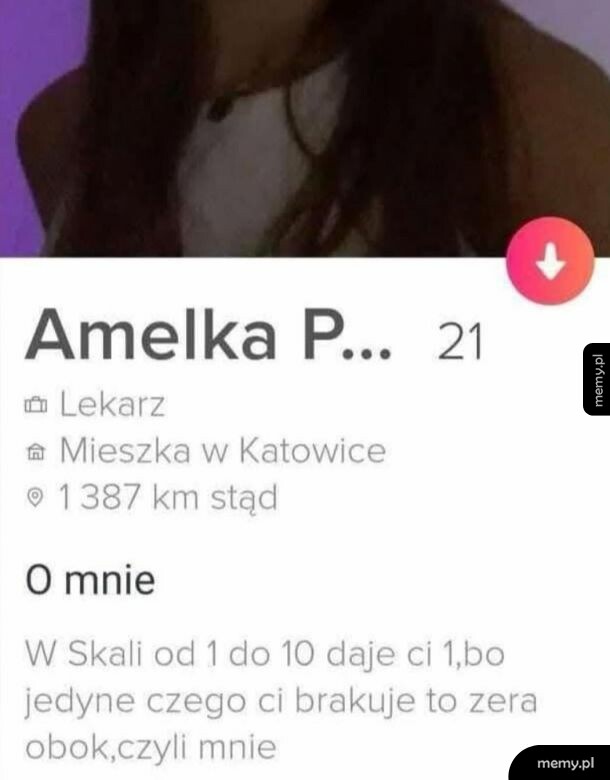 Profil randkowy kobiety o imieniu Amelka z Katowic.