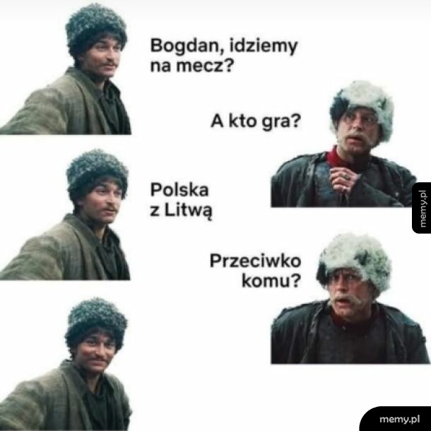 Mem z filmu Ogniem i mieczem - rozmowa Bohuna z kozakiem