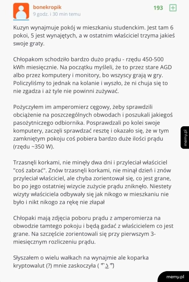 A prąd drogi