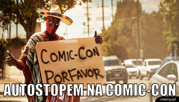 Autostopem na Comic-Con.