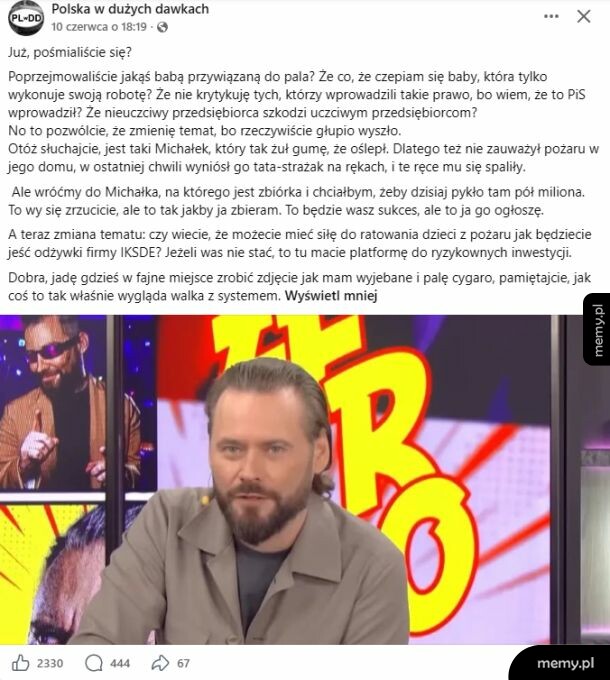 Stano sie wami nie przejmuje jak coś
