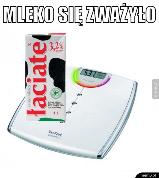 Mleko się zważyło