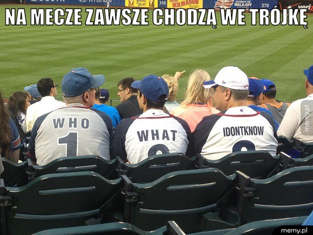 Na mecze zawsze chodzą we trójkę. 