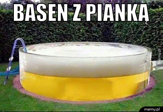 Basen z pianką 